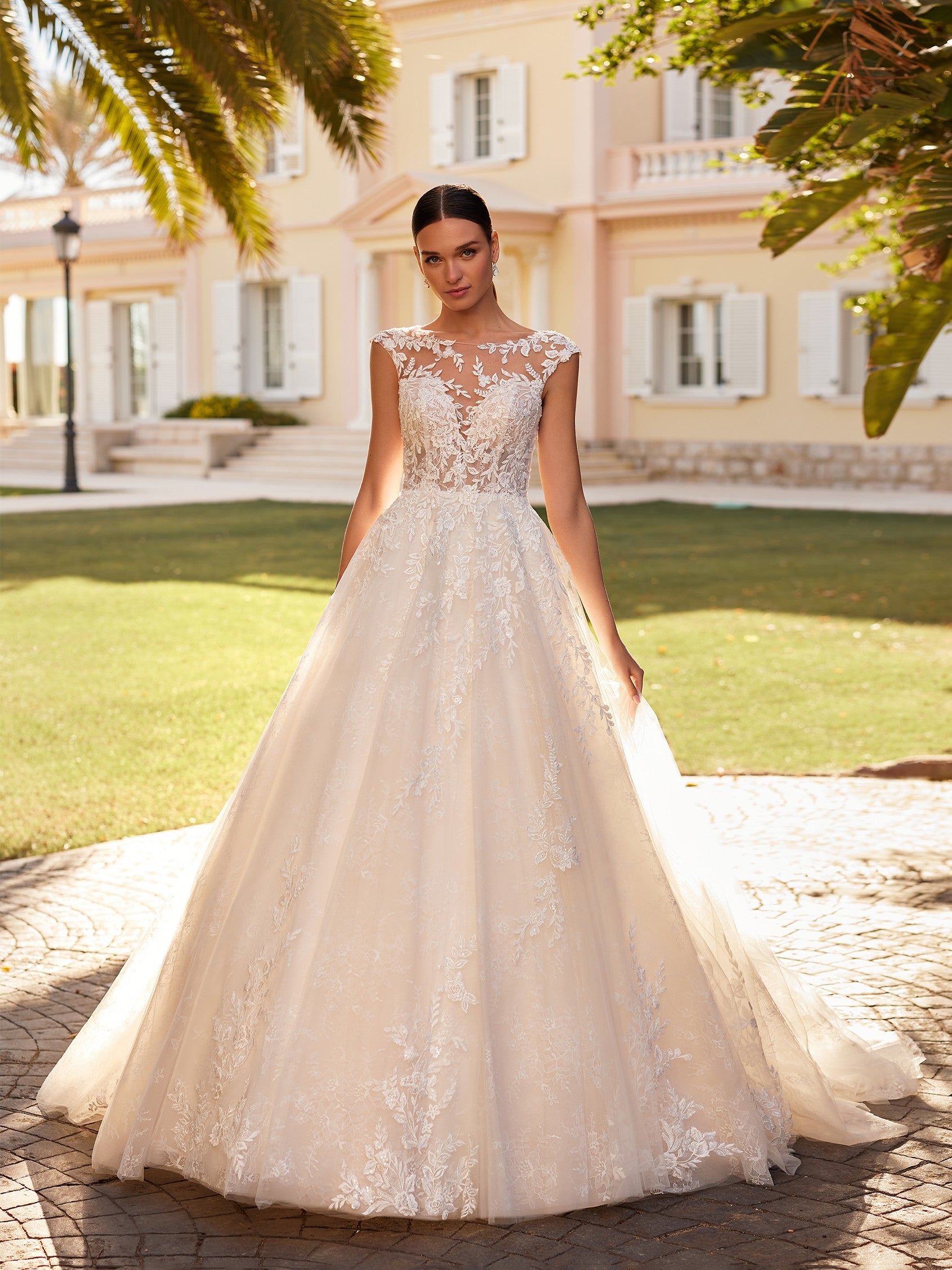 Vestido novia transparente online
