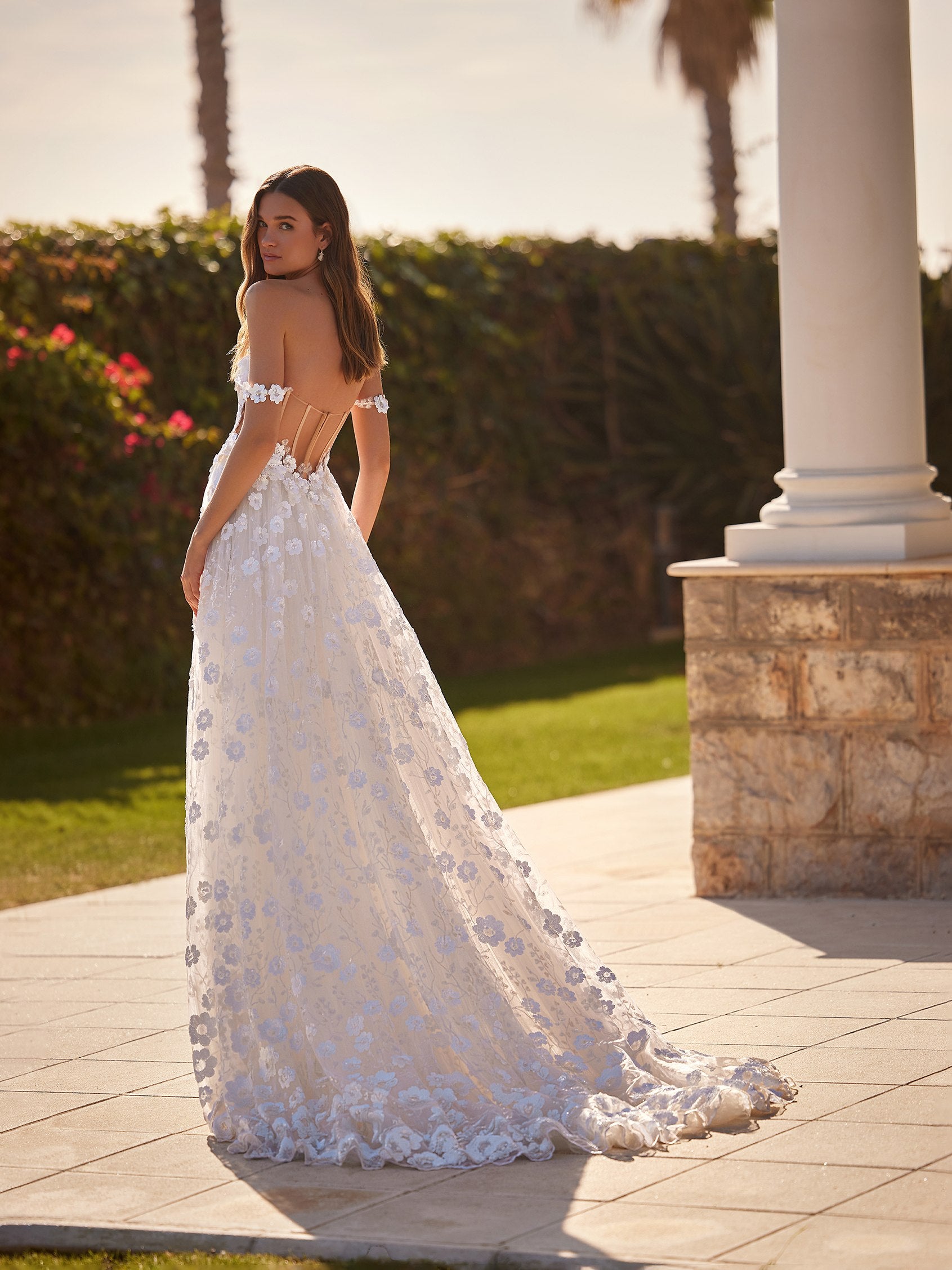 NOUVELLE A line wedding dress San Patrick