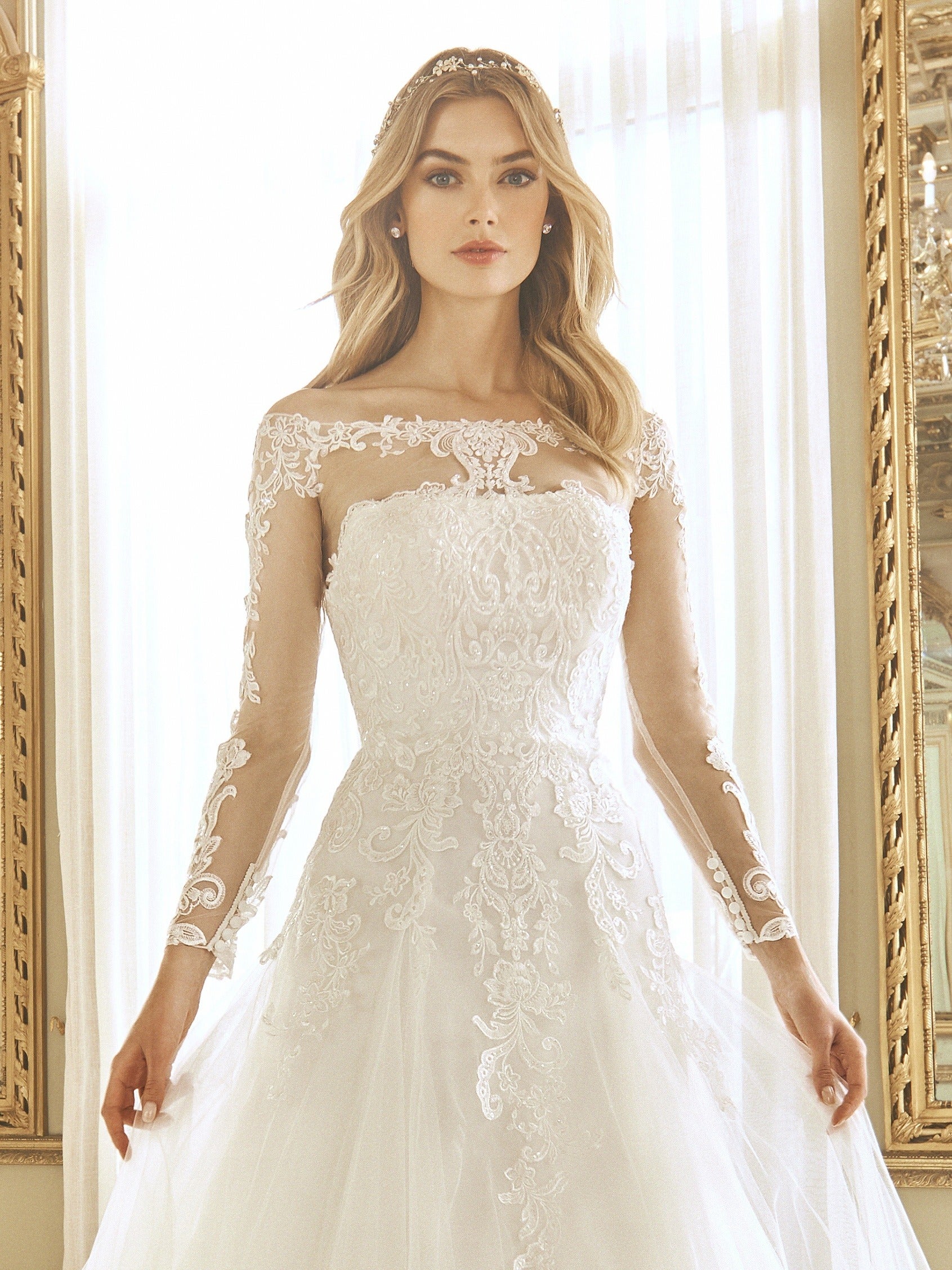 Long tulle jacket hotsell